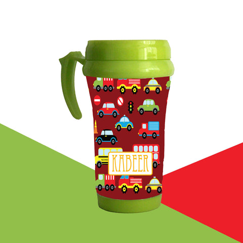 Personalised Travel Mug - Transport