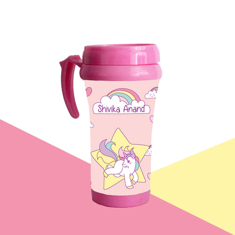 Personalised Travel Mug - Unicorn
