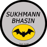Personalised Waterproof Stickers - Batman, Set of 28