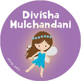 Personalised Waterproof Stickers - Fairy, Set of 28