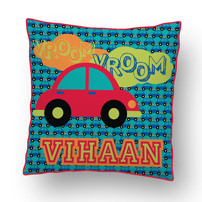 Cushion Cover <br> Vroom Vroom Car