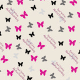 Personalised Wrapping Paper, Set of 50 <br/>Butterflies