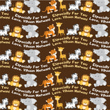 Personalised Wrapping Paper, Set of 50 <br/> Animals