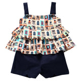 Window Shorts & Crop Top Set