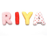 Personalised Letter Pillows - Kids Decor - My Baby Babbles
