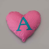 Alphabet Applique Pillow <br> For Girls