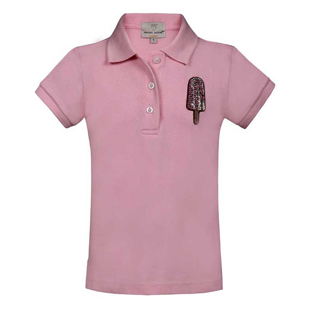 Short T-Shirt with Ice-Cream Candy <br> <span style="font-size: 10px;">More Colours Available</span>