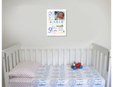 Canvas Birth Details Frame <br> Transport