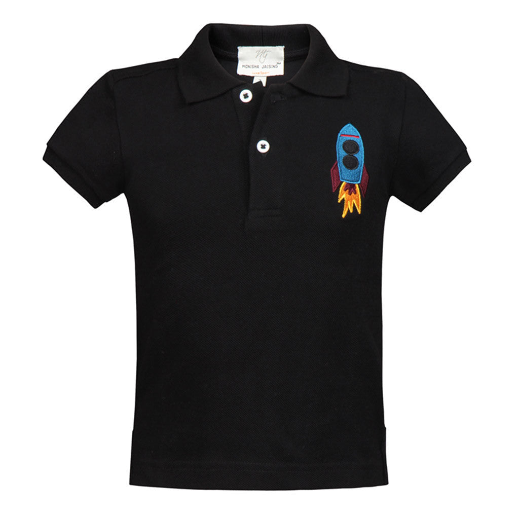 Short T-Shirt with Rocket<br> <span style="font-size: 10px;">More Colours Available</span>