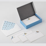 Blue Jay Premium Collection <br> Personalised Foldover Cards with Matching Envelopes <br> <span style="font-size: 10px;">Set of 12</span>