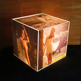 Cube Lamp <br> Personalised with Photos, Colour