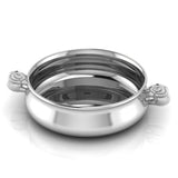 Sterling Silver Gift Set <br> With Elephant Porringer, Elephant Spoon & Fork Set