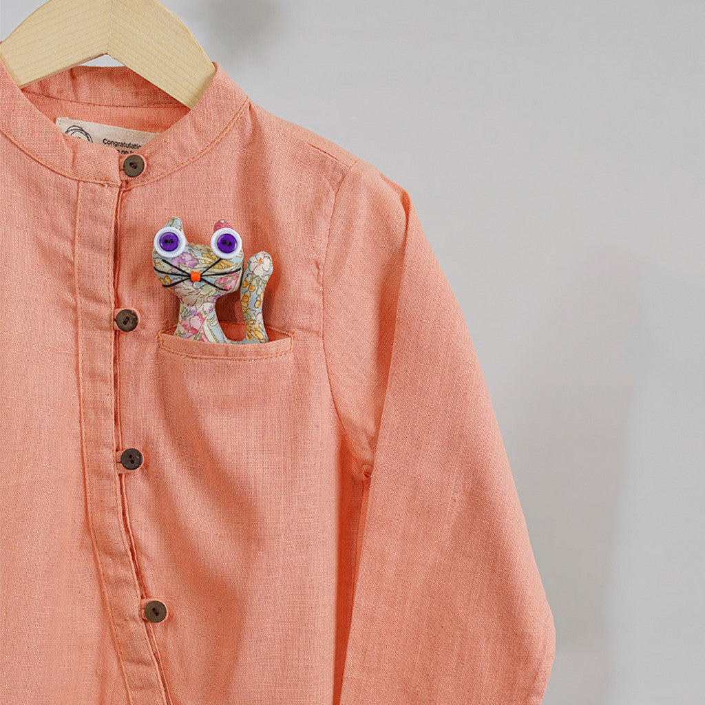 'The Fuji Monk Shirt' in Khadi