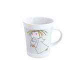 Porcelain Mug <br> Guardian Angel with Heart