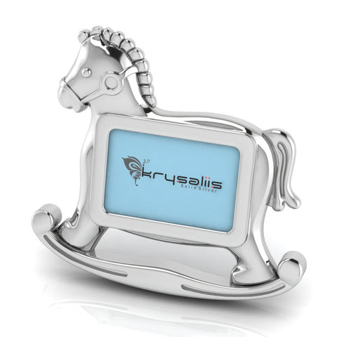 Sterling Silver Picture Frame - Horse