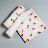 Scoops & Smiles Swaddle Cloths <br> Set of 3