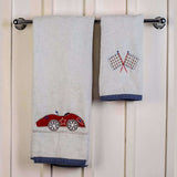 Kids Towel Set - Vroooom! <br> Bath & Hand Towel Available <br> <span style="font-size: 11px; font-family:Helvetica,Arial,sans-serif;">Can Be Personalised</span>