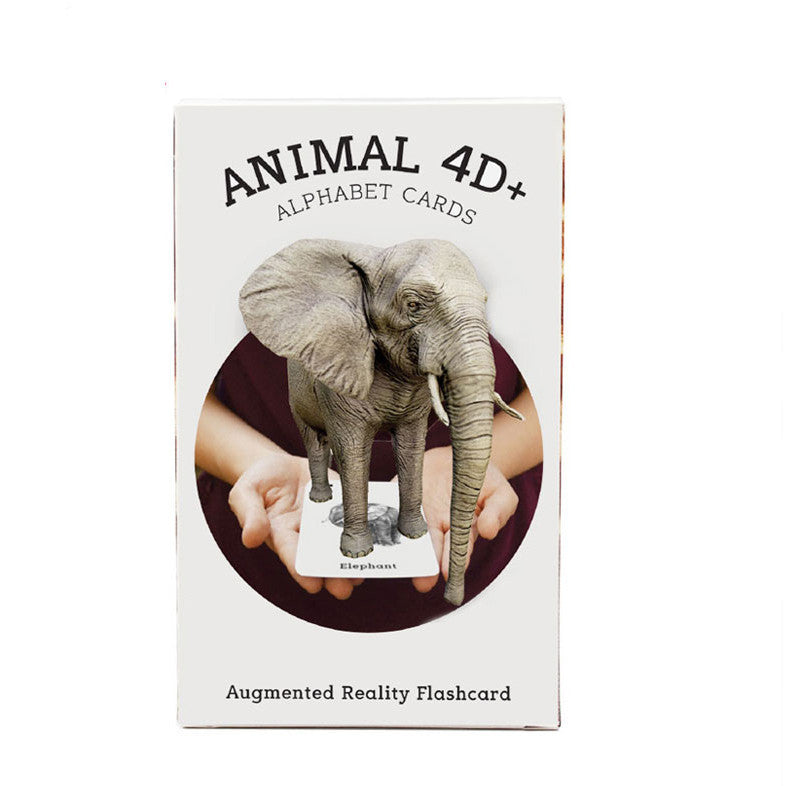 Animal 4D+ Flash Cards <br> Interactive Augmented Reality Cards