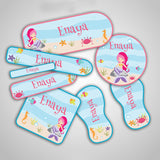 Mermaid Labels Super Saver Set <br> <span style="font-size: 11px; font-family:Helvetica,Arial,sans-serif;">Assorted packs containing 154 stickers</span>