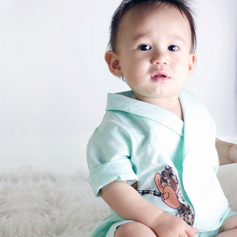 Monkey on my romper