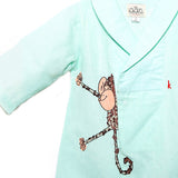 Monkey on my romper