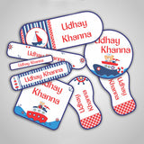 Nautical Bear Labels Super Saver Set <br> <span style="font-size: 11px; font-family:Helvetica,Arial,sans-serif;">Assorted packs containing upto 154 stickers</span>