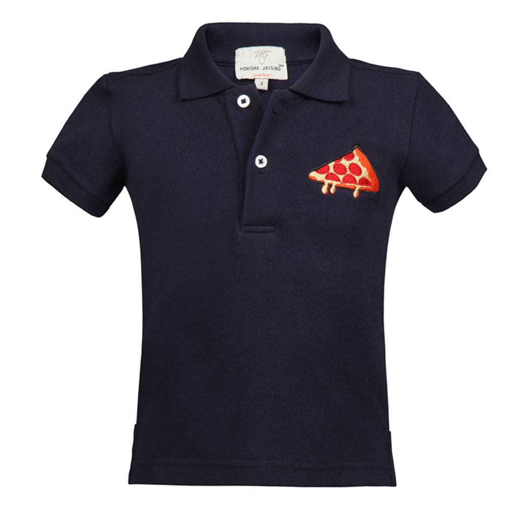 Short T-Shirt with Pizza<br> <span style="font-size: 10px;">More Colours Available</span>