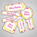 Polka Dot Labels Super Saver Set <br> <span style="font-size: 11px; font-family:Helvetica,Arial,sans-serif;">Assorted packs containing upto 154 stickers</span>