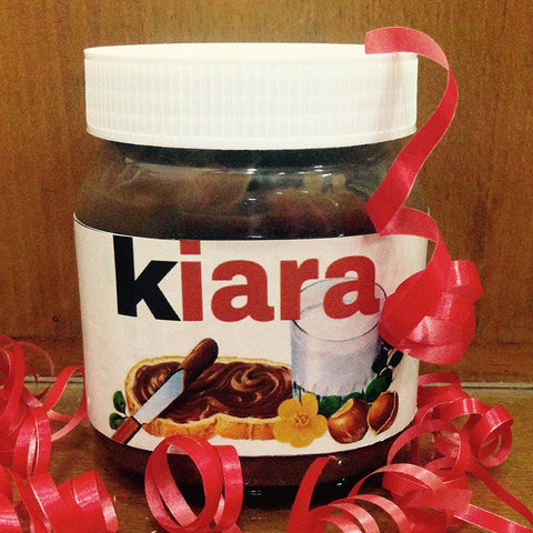 Personalised Nutella Jar