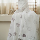 Pearly Shell Organic Cotton Dohar/Blanket