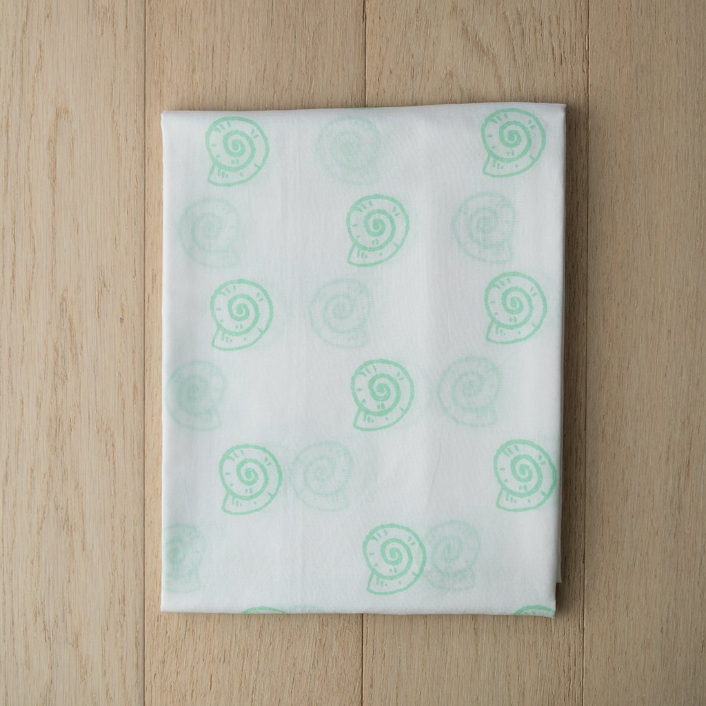 Organic Single Swaddle - Pearly Shell