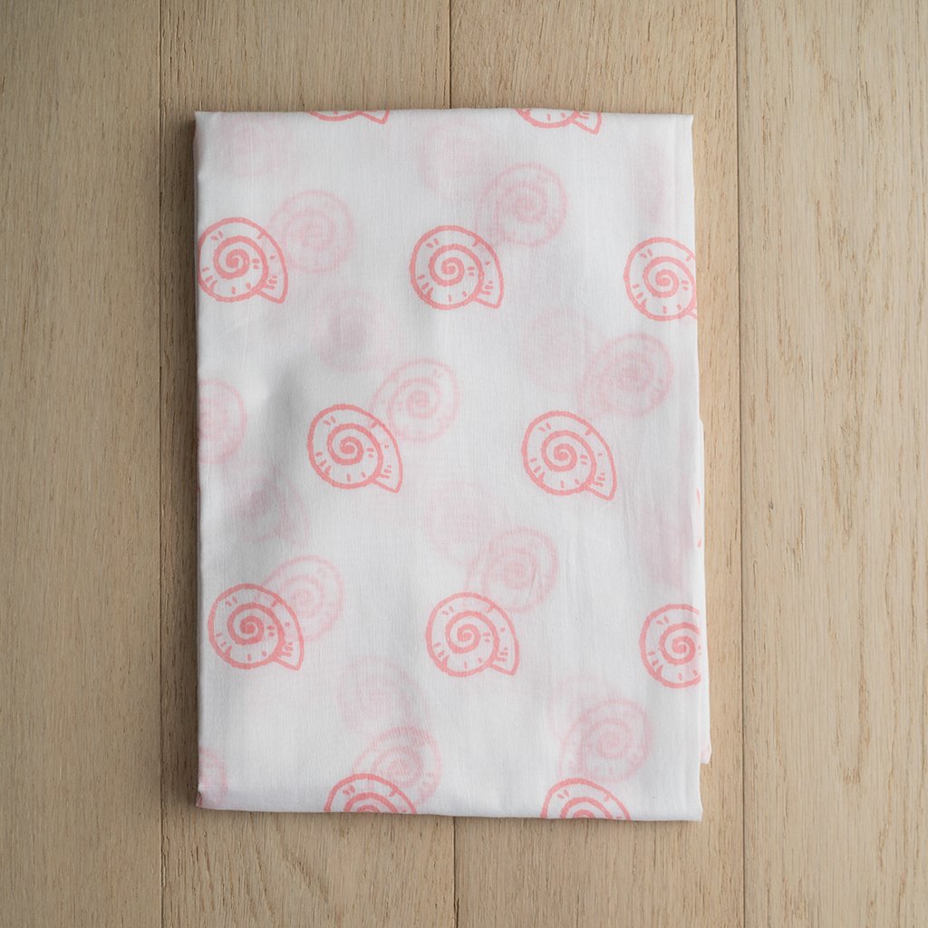Organic Single Swaddle - Pearly Shell