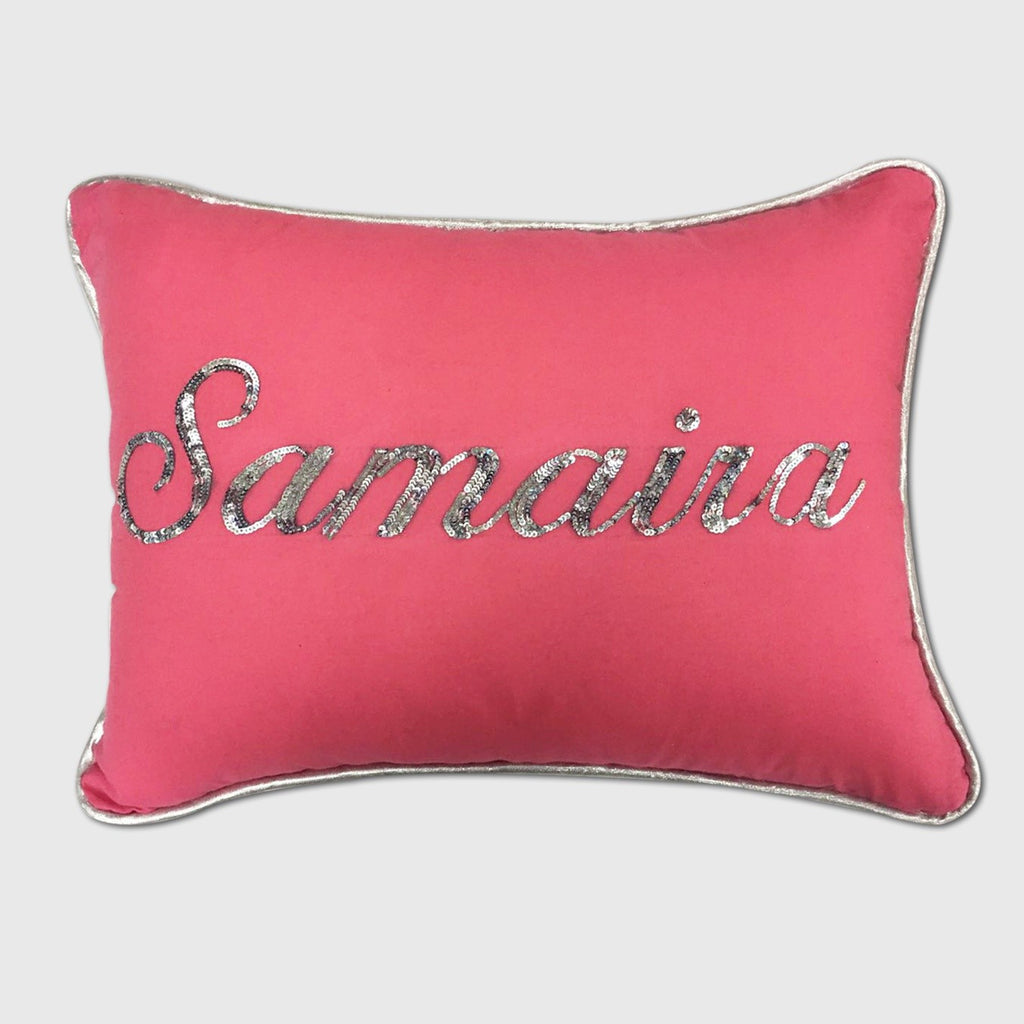 Sequin Personalized Pillow
