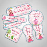 Princess Labels Super Saver Set <br> <span style="font-size: 11px; font-family:Helvetica,Arial,sans-serif;">Assorted packs containing 154 stickers</span>
