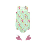 Layette Set with Baby Bodysuit & Booties <br> Oink Oink- Princess <br> <span style="font-size: 11px; font-family:Helvetica,Arial,sans-serif;">Can Be Personalised</span>