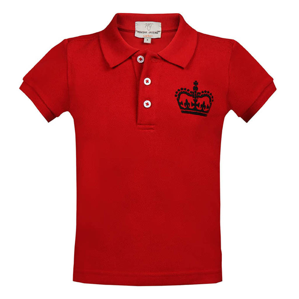 Short T-Shirt with Crown <br> <span style="font-size: 10px;">More Colours Available</span>