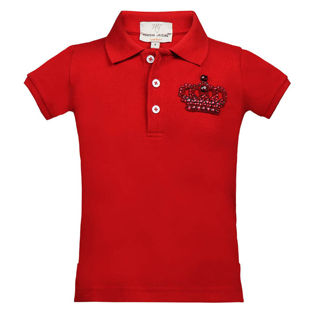 Short T-Shirt with Crown <br> <span style="font-size: 10px;">More Colours Available</span>