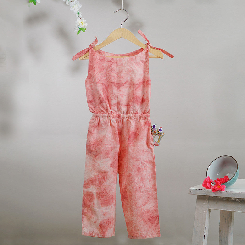 'Sakura Fubuki' jumpsuit in Tie & Dye
