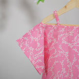 'Shibuya' in Cherry Blossom Hand Block Print
