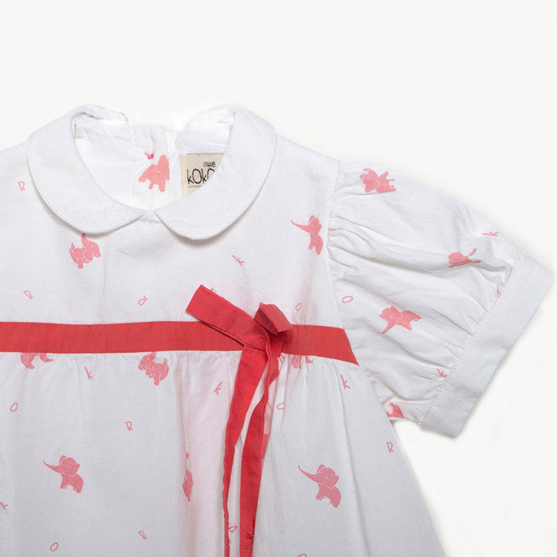 Tumbling Elephant Bubble Dress